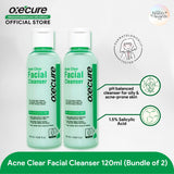 Acne Clear Facial Cleanser 120ml [Bundle of 2]